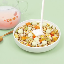 HONlife 好麦多 酸奶水果燕麦片 蜜瓜波波302g+紫薯波波302g