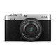 FUJIFILM 富士 X-E4 APS-C画幅 微单相机 银色 XF 27mm F2.8 R WR 定焦镜头 单头套机