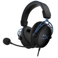 PLUS会员：Kingston 金士顿 HyperX Cloud Alpha S 阿尔法加强版 游戏耳机 蓝色