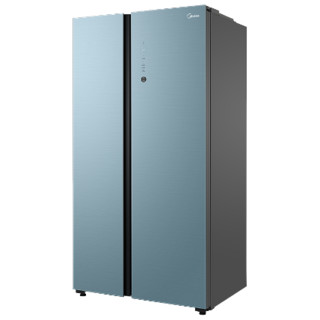 Midea 美的 BCD-603WKGPZM(Q) 风冷对开门冰箱 603L 幻影蓝霓雾