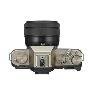 FUJIFILM 富士 X-T100 APS-C画幅 微单相机 金色 XC 15-45mm F3.5 OIS PZ 变焦镜头 单头套机