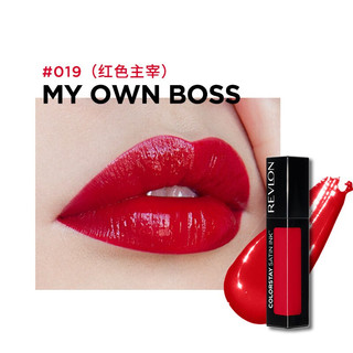 REVLON 露华浓 持妆镜光唇釉 #019MY OWN BOSS红色主宰 5ml