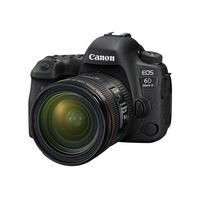 Canon 佳能 EOS 6D Mark II 全画幅 数码单反相机 黑色 EF 24-70mm F4 IS USM 变焦镜头 单镜头套机+64G内存卡