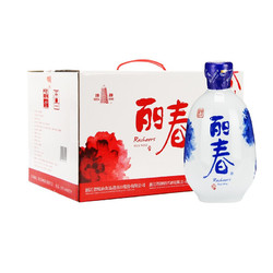 塔牌 绍兴黄酒 牡丹丽春 八年陈 精致黄酒 花雕酒 手工酿造 特型 12度 375ml*6瓶 整箱装