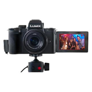 Panasonic 松下 DC-G100MGK-K M4/3画幅 微单相机 黑色 12-32mm F3.5 变焦镜头 手柄套机