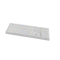 ikbc F410 108键 有线机械键盘 白色 Cherry茶轴 RGB