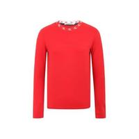 Calvin Klein Jeans 卡尔文·克莱恩牛仔 女士圆领长袖T恤 J215220 红色 L