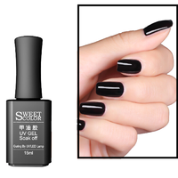 Sweet Color 甲油胶 #纯黑色 15ml