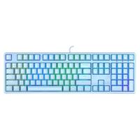 iKBC F410 108键 有线机械键盘 蓝色 Cherry红轴 RGB