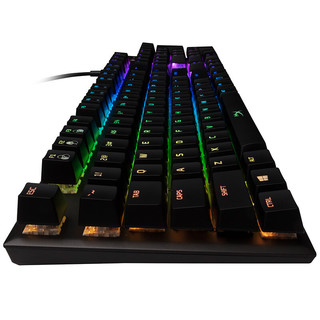 HYPERX Alloy FPS RGB 104键 有线机械键盘 黑色 凯华银轴 RGB