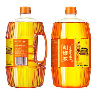 胡姬花 古法花生油 1.8L*2桶 礼盒装