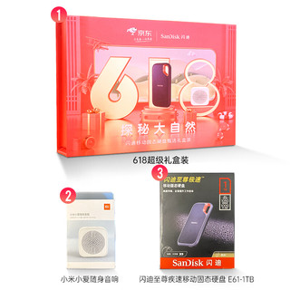 SanDisk 闪迪 E61 移动固态硬盘 1TB 礼盒装