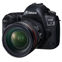 Canon 佳能 EOS 5D Mark IV 全画幅 数码单反相机 黑色 腾龙SP 24-70mm F2.8 G2 变焦镜头 单镜头套机 基础摄影礼包