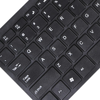 GESOBYTE 吉选 K820 78键 有线薄膜键盘 黑色 无光