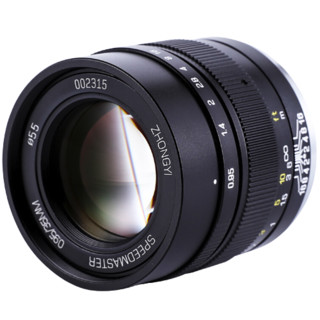 ZHONGYI OPTICAL 中一光学 35mm F0.95 标准定焦镜头 富士FX卡口 黑色 55mm