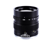 ZHONGYI OPTICAL 中一光学 35mm F0.95 标准定焦镜头 富士FX卡口 黑色 55mm