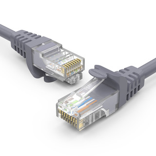 CHOSEAL 秋叶原 QS5401AT10 超五类CAT5e 百兆网线 10米 灰色