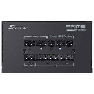 seasonic 海韵 PRIME FANLESS 白金牌（92%）全模组ATX电源