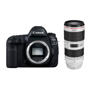 Canon 佳能 EOS 5D Mark IV 全画幅 数码单反相机 黑色 EF 70-200mm F2.8 IS III USM 长焦变焦镜头 单镜头套机 官方标配版