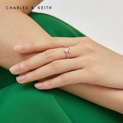CHARLES & KEITH CK5-31470083 女士珍珠设计时尚个性戒指