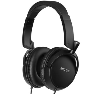 EDIFIER 漫步者 H841P 耳罩式头戴式耳机 黑色 3.5mm