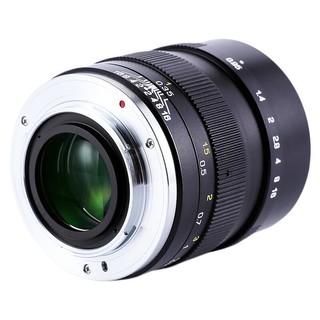 ZHONGYI OPTICAL 中一光学 35mm F0.95 标准定焦镜头 佳能EF-M卡口 黑色 55mm