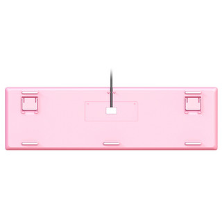 Hyeku 黑峡谷 GK706 104键 有线机械键盘 粉色 龙华MX红轴 单光