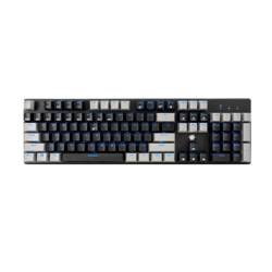 HEXGEARS 黑峡谷 Hyeku 黑峡谷 GK706 104键 有线机械键盘 黑灰 龙华MX青轴 单光