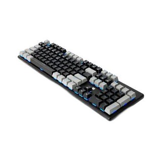 Hyeku 黑峡谷 GK706 104键 有线机械键盘 黑灰 龙华MX青轴 单光
