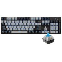 Hyeku 黑峡谷 GK706 104键 有线机械键盘 灰黑色 龙华MX青轴 单光