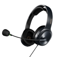 EDIFIER 漫步者 K6500 耳罩式头戴式耳机 黑色 USB口
