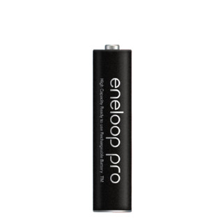 eneloop 爱乐普 4HCCA 7号镍氢充电电池 1.2V 900mAh 充电套装 快速版 黑色 4粒装