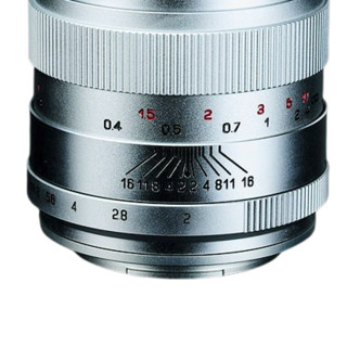 ZHONGYI OPTICAL 中一光学 35mm F2.0 广角定焦镜头 佳能EF卡口 银色 55mm