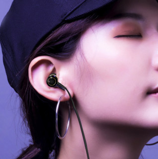 ENGGIEG M100 入耳式耳塞式有线耳机 黑色 3.5mm
