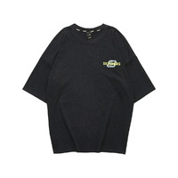 SKECHERS 斯凯奇 环保系列 男子运动T恤 L221M059/0160 杂黑色 L