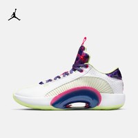 Jordan官方 AIR JORDAN XXXV LOW LUKA AJ35男子篮球鞋 DJ9805 190白色/多色/深宝蓝/爆炸粉 44