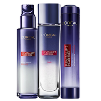 L'OREAL PARIS 巴黎欧莱雅 玻尿酸水光充盈导入系列 护肤套装 (晶露130ml+乳液110ml+精华液75ml)