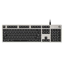 logitech 罗技 G413 104键 有线机械键盘 银色 ROMER-G 机械轴 单光