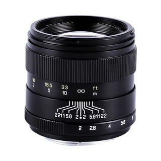 ZHONGYI OPTICAL 中一光学 85mm F2.0 标准定焦镜头 佳能EF卡口 55mm 黑色