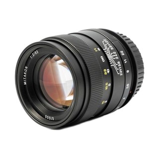 ZHONGYI OPTICAL 中一光学 85mm F2.0 标准定焦镜头 尼康F卡口 55mm