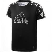 adidas 阿迪达斯 Celeb Tee W 男子运动T恤 GM1592 黑色/白 XS