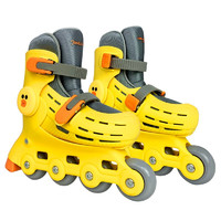 700Kids 柒小佰 儿童轮滑鞋 72001201B1C 黄色/莎莉 24.5-31码