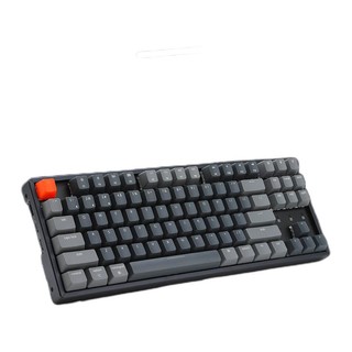 keychron K8-G1 87键 双模机械键盘 黑灰 佳达隆G轴红轴 单光