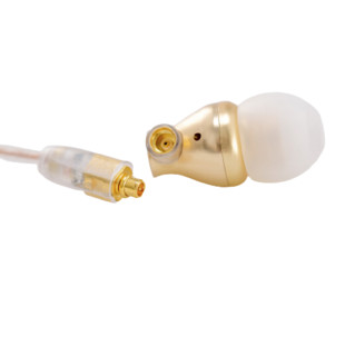 HiFiMAN 海菲曼 RE800 入耳式动圈有线耳机 金色 3.5mm