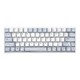 NIZ 宁芝 PLUM 66键 有线静电容键盘 35g 白灰色 无光
