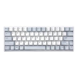 NIZ 宁芝 PLUM 66键 有线静电容键盘 35g 白灰色 无光