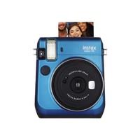 FUJIFILM 富士 INSTAX mini70 拍立得 (86x54mm) 冰晶蓝+白边相纸20张 实用套餐