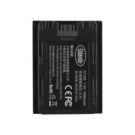 Sidande 斯丹德 NP-FZ100 相机电池 7.4V 1600mAh 1块装