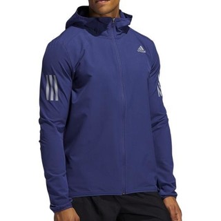 adidas 阿迪达斯 Own The Run Jkt 男子运动夹克 FR0800 科技靛蓝 XXL