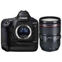 Canon 佳能 EOS-1D X Mark II 全画幅 数码单反相机 黑色 24-105mm F4.0 IS II USM 长焦变焦镜头 单镜头套机